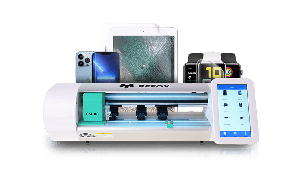 REFOX CM03 Intelligent Mobile Phone Screen Protector Film Cutting Machine